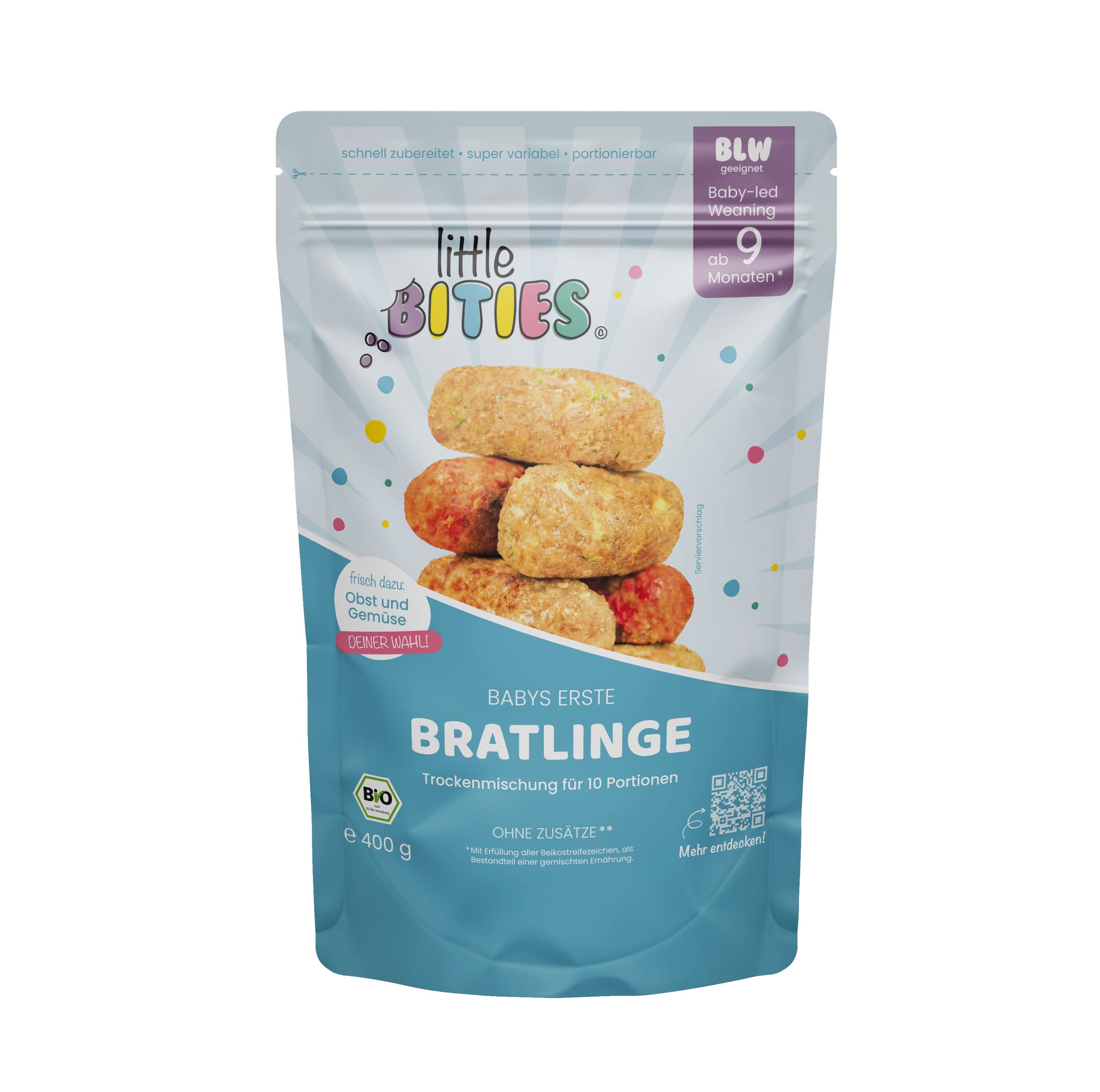 Bratlinge für Babys als Trockenmischung