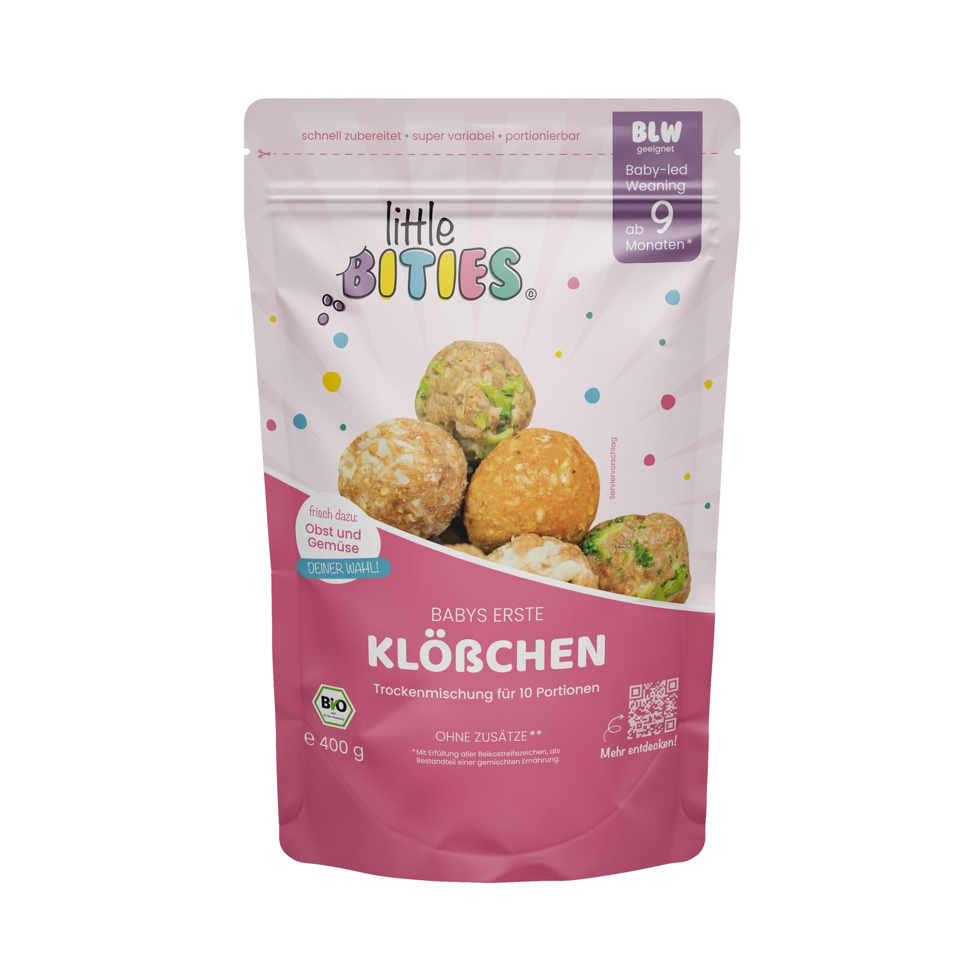 Klößchen für Babys als Trockenmischung