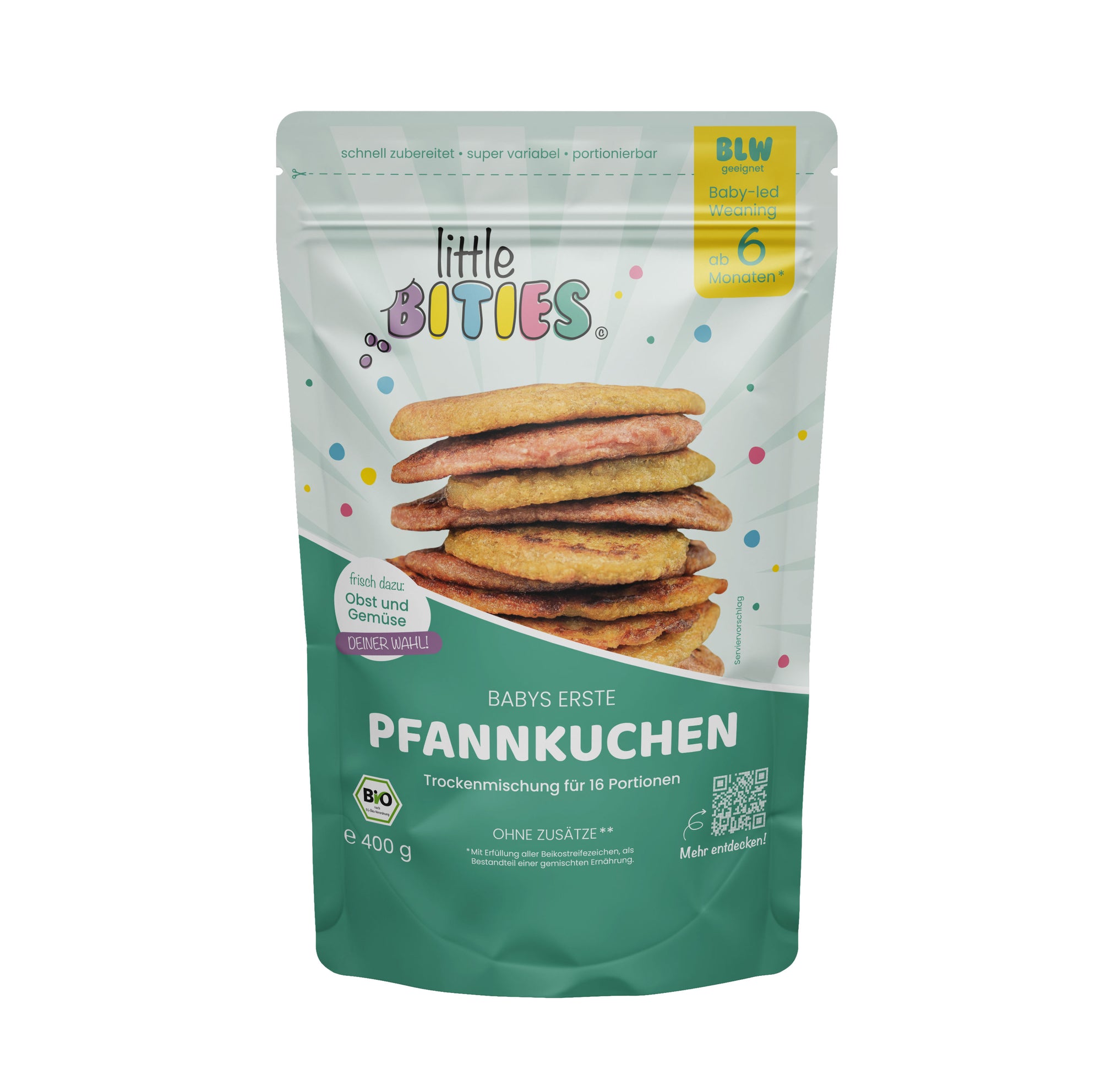 Pfannkuchen für Babys als Trockenmischung