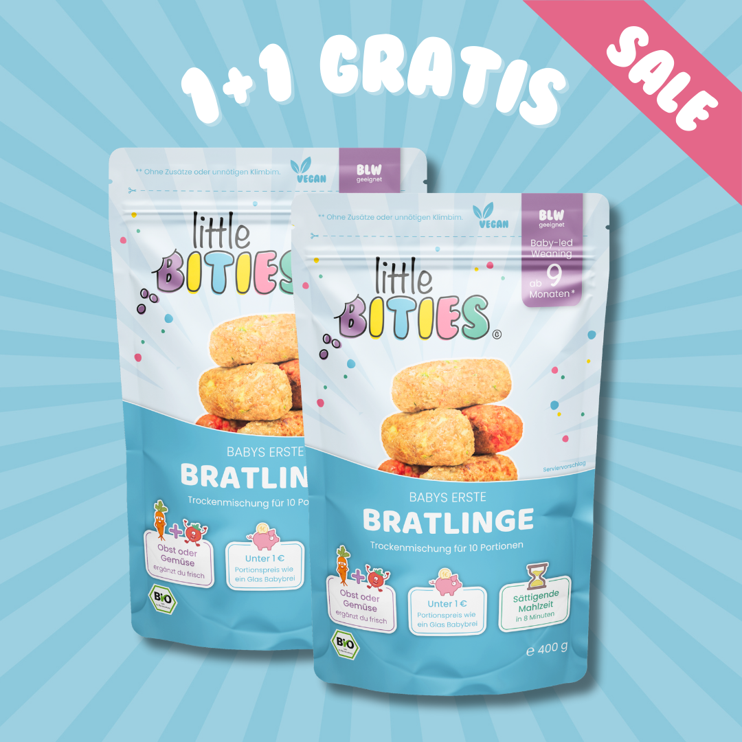 1+1 Gratis Bratlinge für Babys als Trockenmischung