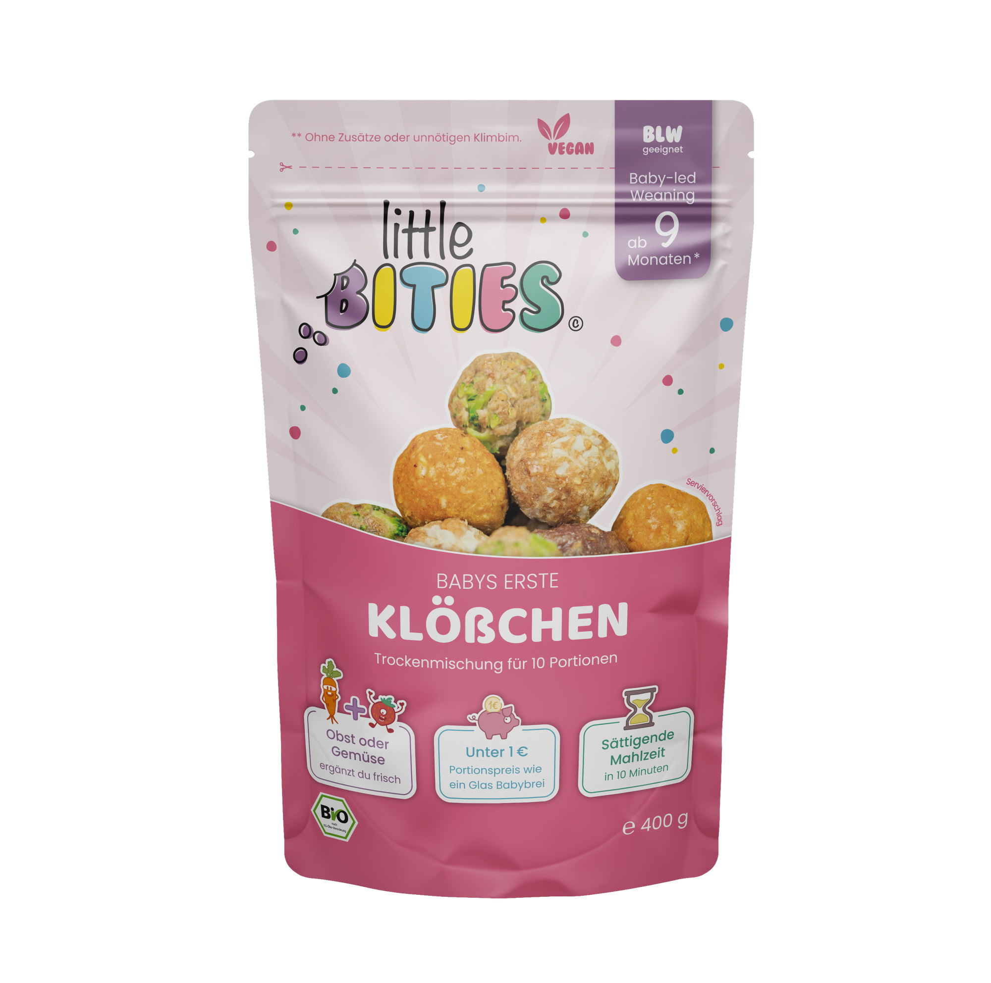 Klößchen für Babys als Trockenmischung