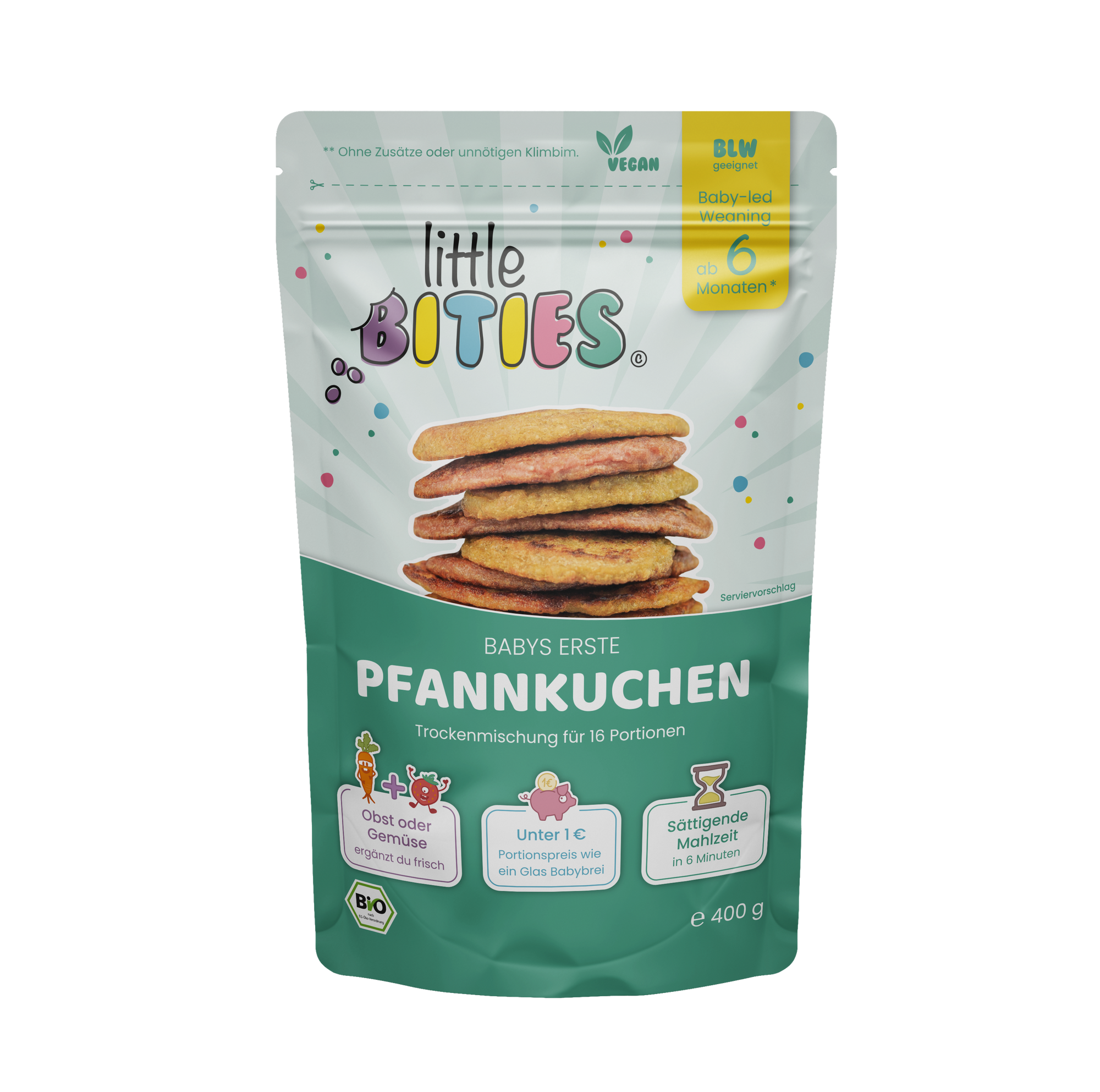 Pfannkuchen für Babys als Trockenmischung
